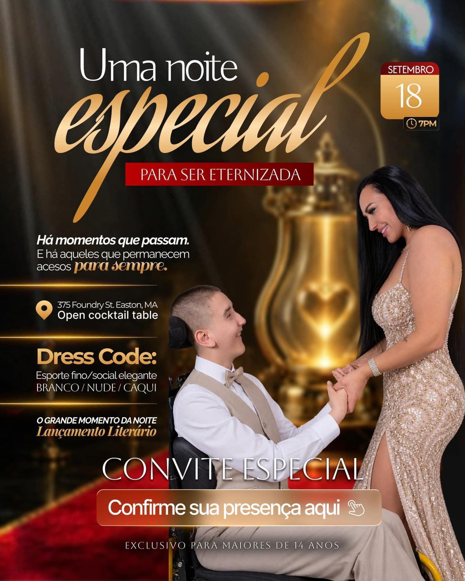 Jovem brasileiro transforma desafios em inspiração e celebra lançamento de livro em Massachusetts