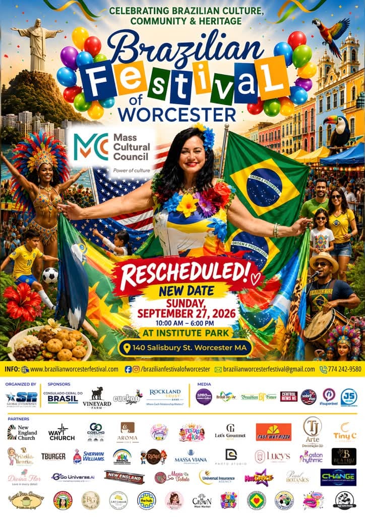 Brazilian Festival of Worcester (MA) é Remarcado para 27 de Setembro
