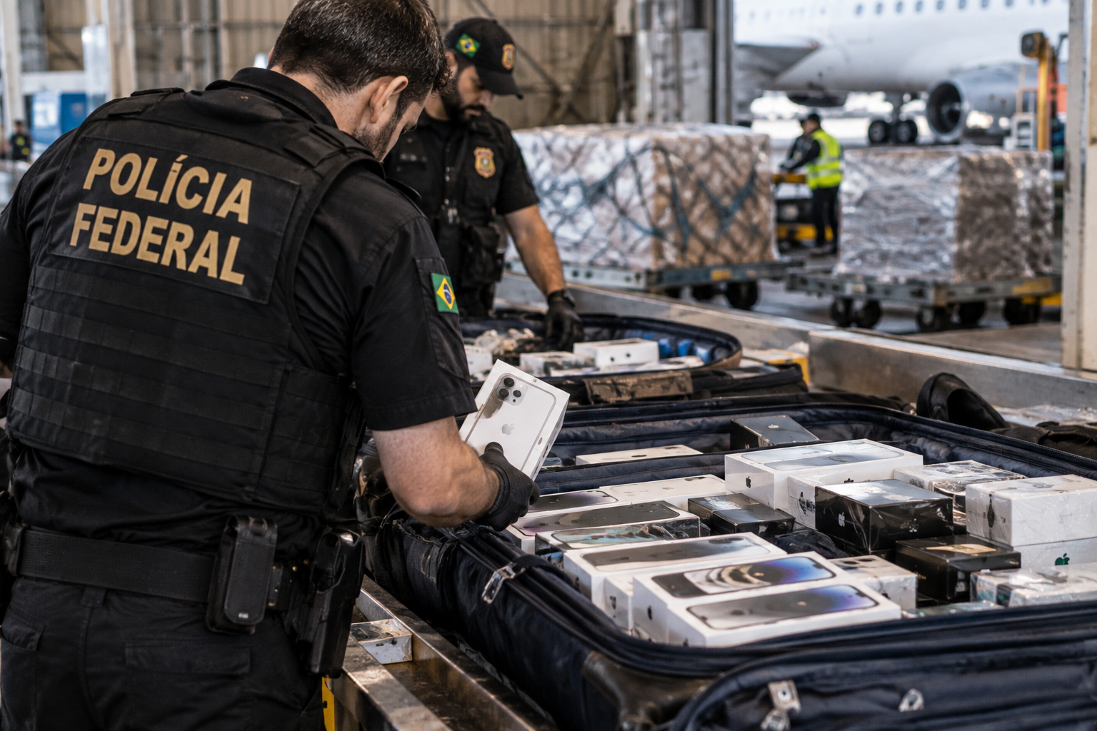 PF investiga esquema que teria usado falsas malas diplomáticas para trazer eletrônicos dos EUA