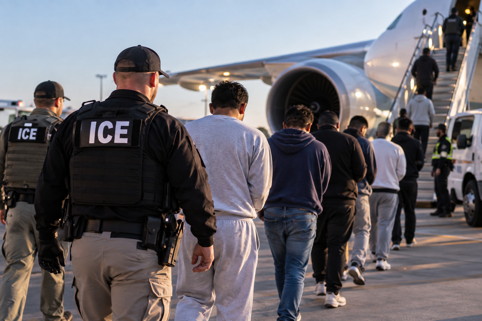 Voo com 65 brasileiros deportados dos EUA chega à Minas Gerais