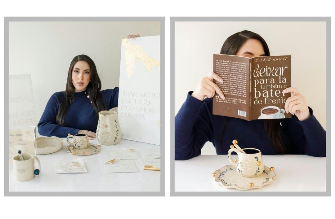 Coluna Livia: Bruntiano transforma literatura em decoração artesanal