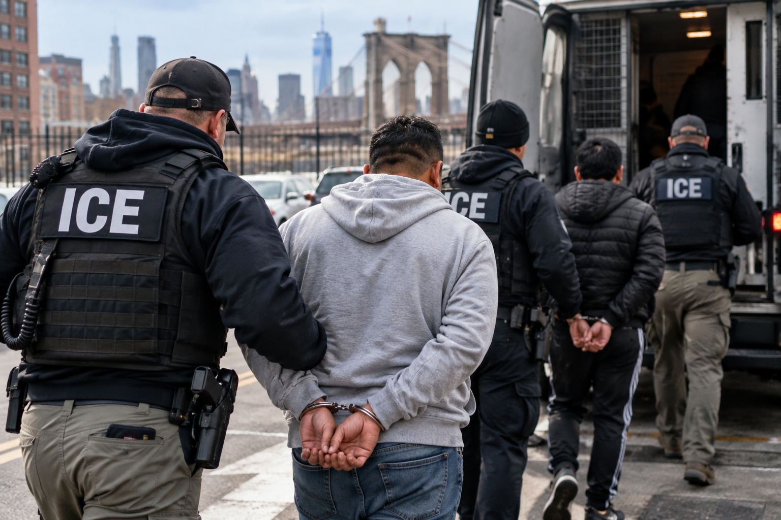 ICE prende quase 40 mil imigrantes em Nova York e Nova Jersey; Newark e Queens concentram detenções