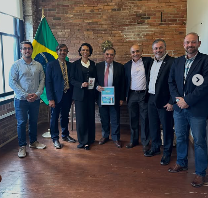 Comitiva de Governador Valadares visita Boston para fortalecer relações comerciais entre Brasil e Estados Unidos