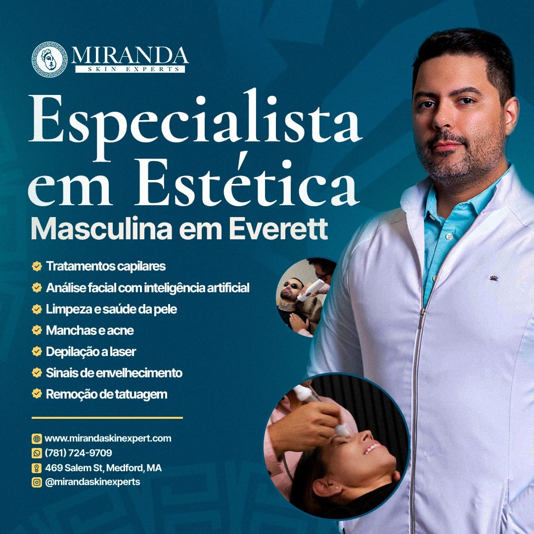 Miranda Skin Experts se destaca em Medford com tratamentos estéticos especializados para homens