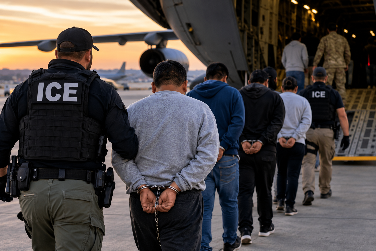 Trump deportou 980 mil imigrantes em 18 meses, e 80% não tinham condenação criminal, revela estudo nos EUA