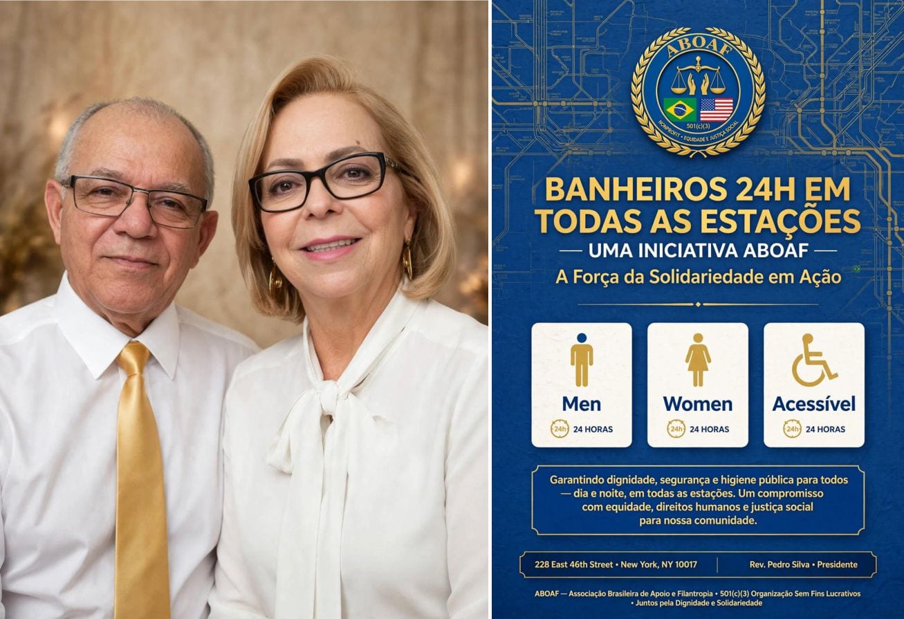 Pastor brasileiro lidera campanha para ampliar acesso a banheiros públicos nas estações de metrô de Nova York