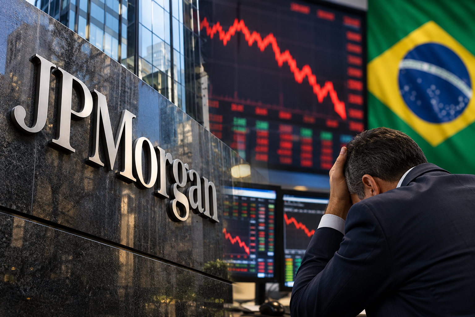 Após vitória de Lula, importante banco dos EUA rebaixa recomendação para o Brasil e alerta queda de até 20% na Bolsa