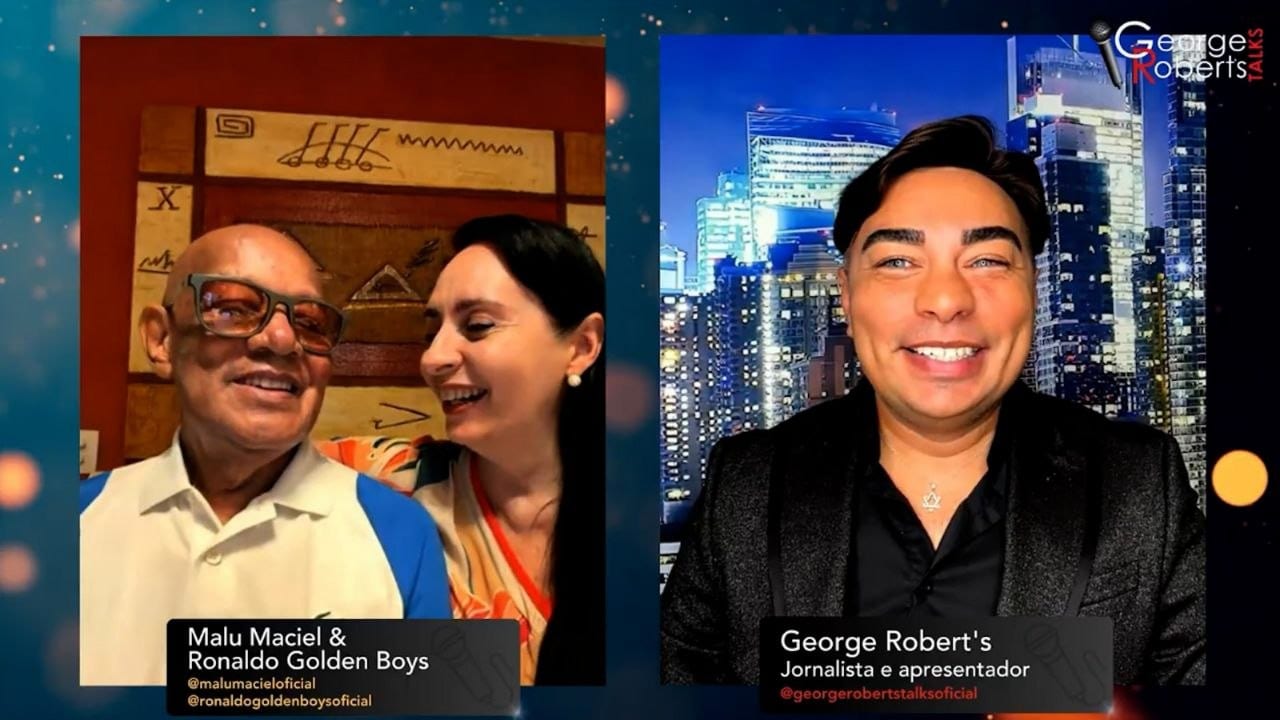 Programa George Robert’s Talks entrevista Malu Maciel e Ronaldo Corrêa